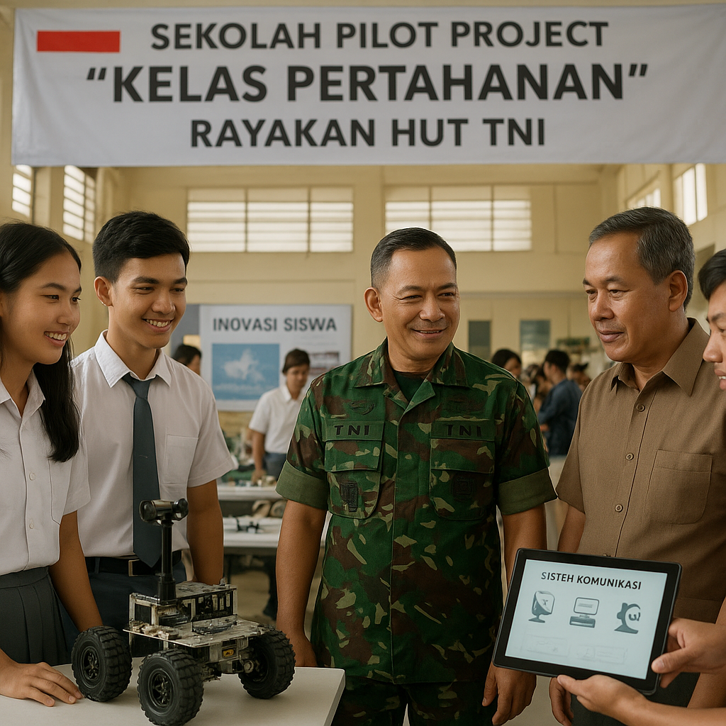Sekolah Pilot Project 'Kelas Pertahanan' di Makassar Raikan...