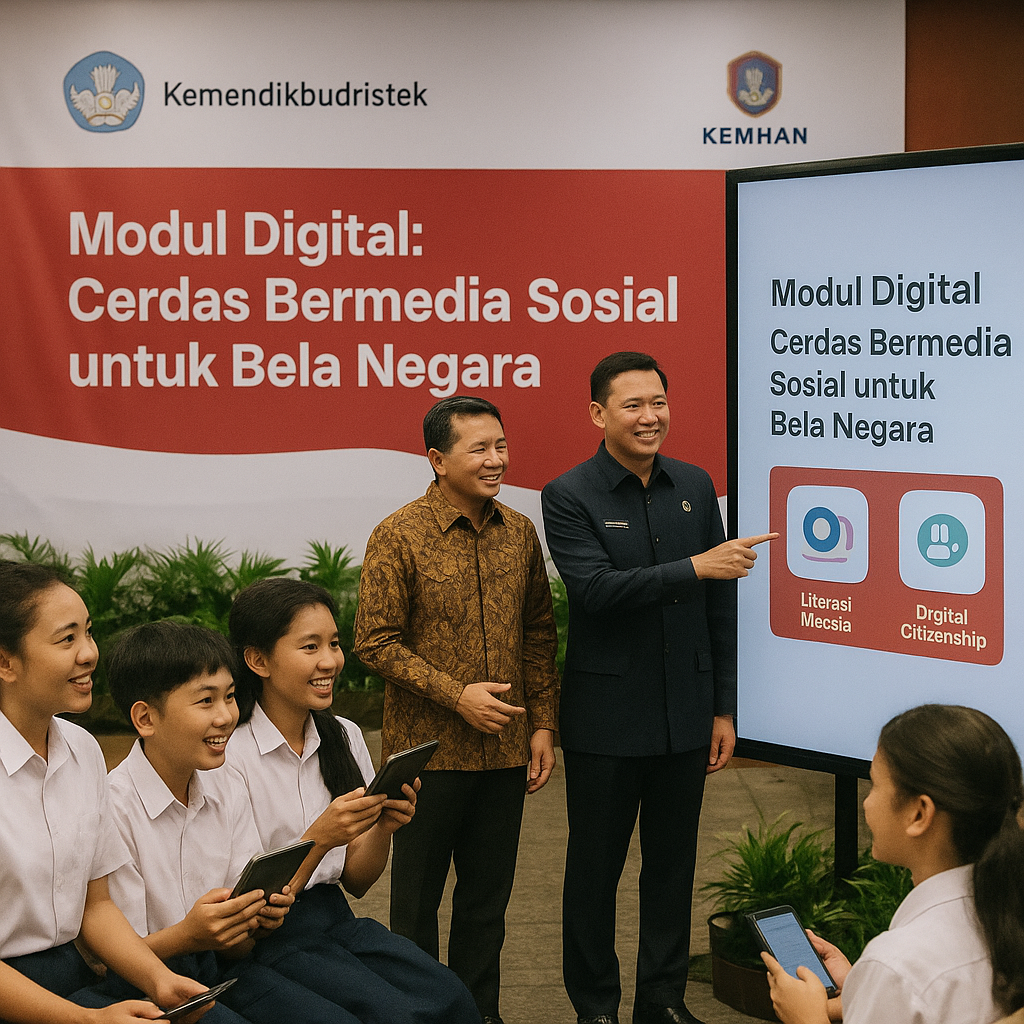 Kemendikbudristek dan Kemhan Luncurkan Modul Digital 'Cerdas...