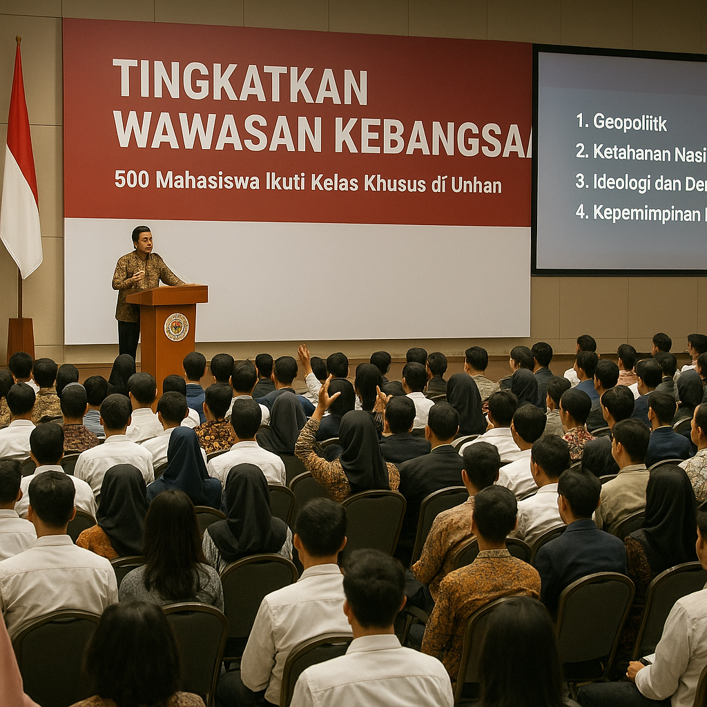 Tingkatkan Wawasan Kebangsaan, 500 Mahasiswa Ikuti Kelas Khu...