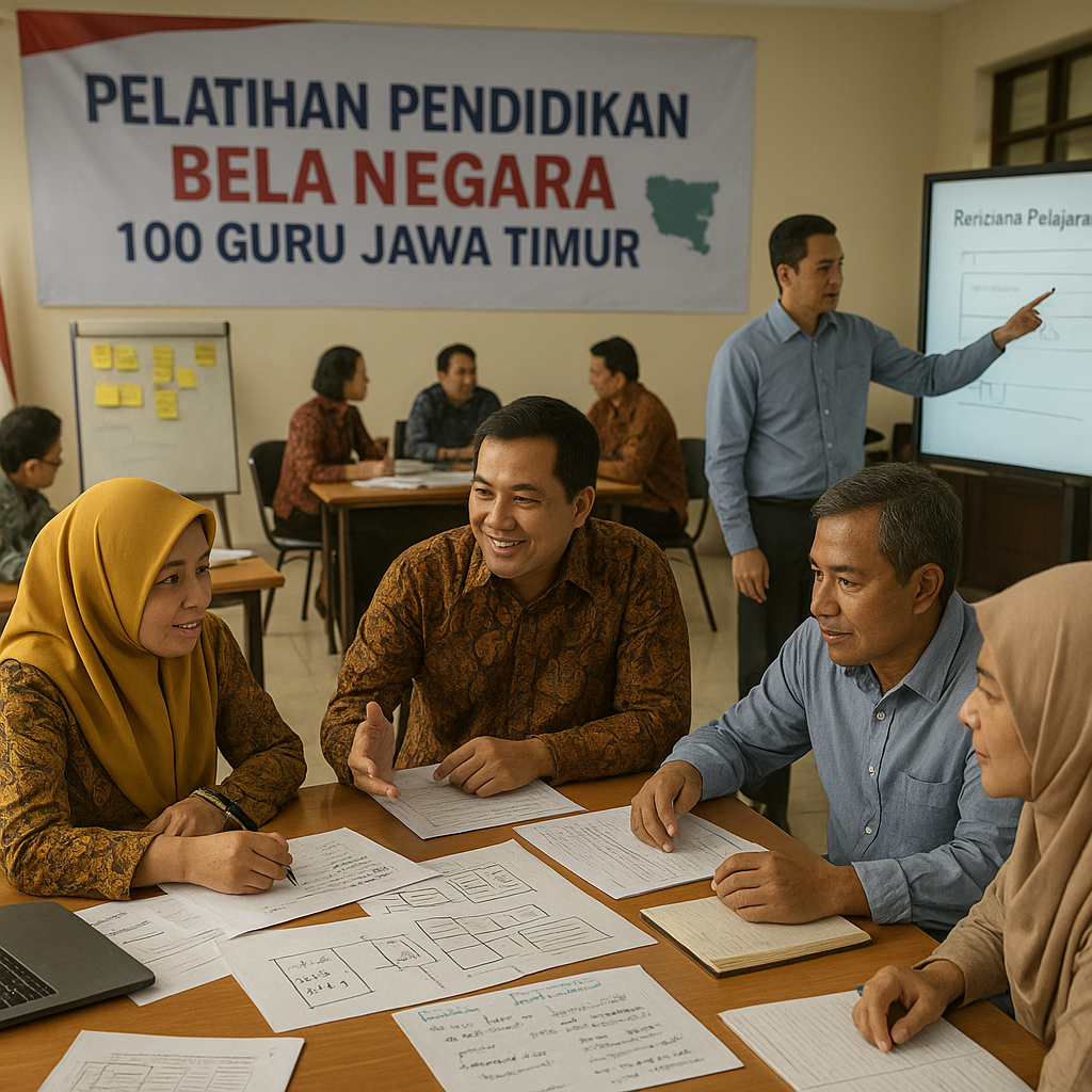Guru di 100 Sekolah Ikuti Pelatihan Pendidikan Bela Negara