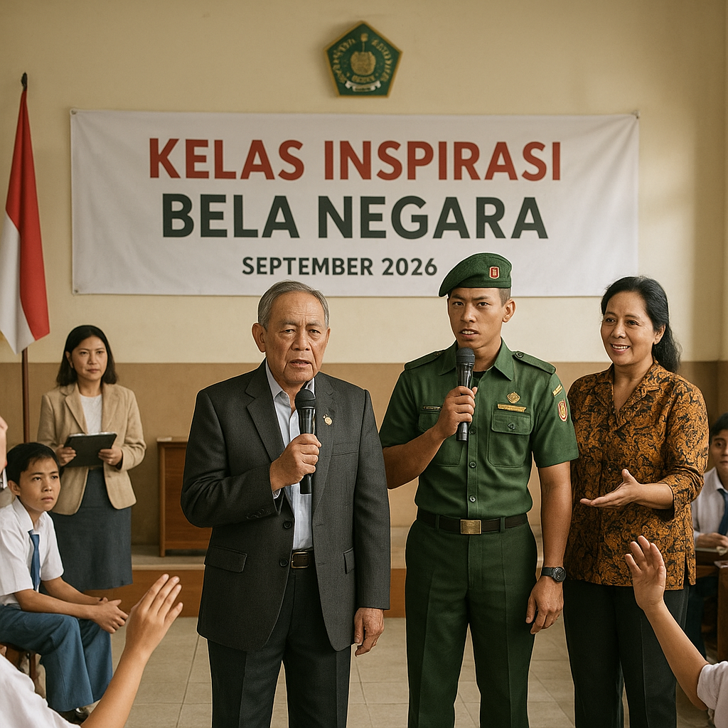 Program "Kelas Inspirasi Bela Negara" Digelar di 100 SMA Per...