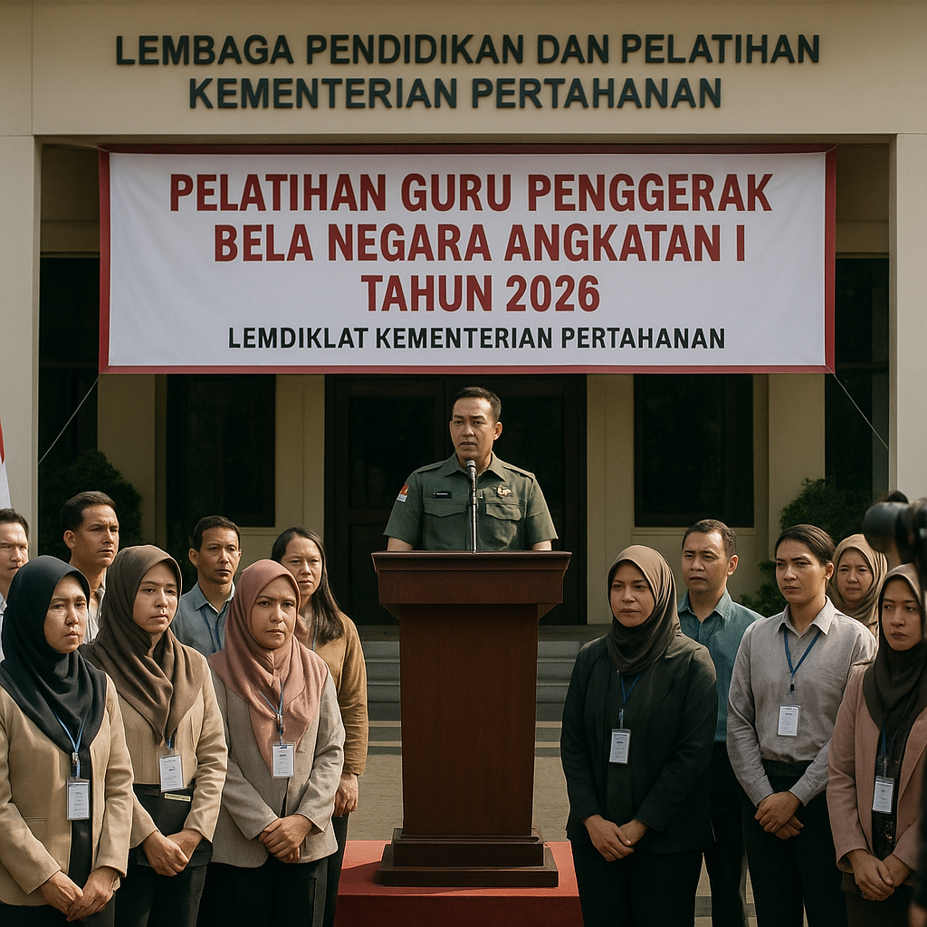 Pelatihan Guru Penggerak Bela Negara Dimulai di Lembaga Pend...