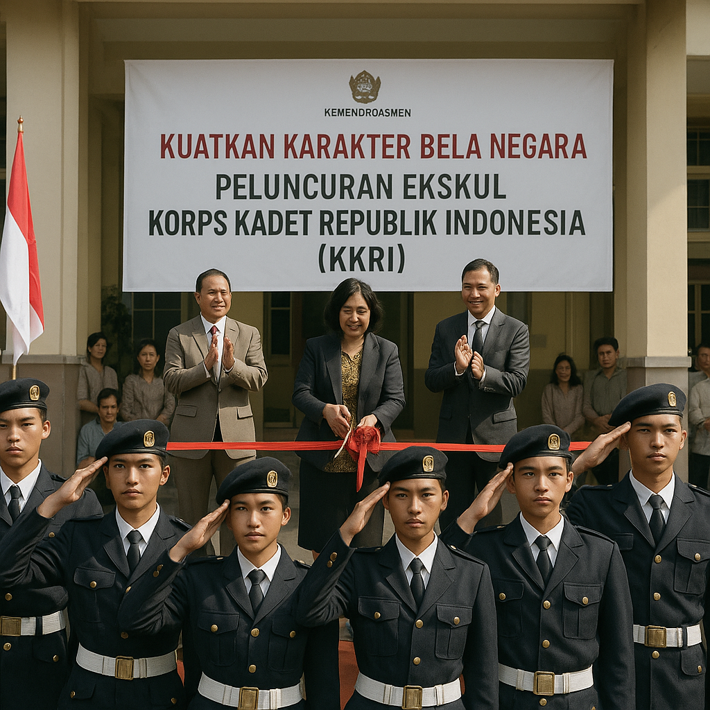 Kuatkan Karakter Bela Negara, Ekskul Korps Kadet Diluncurkan