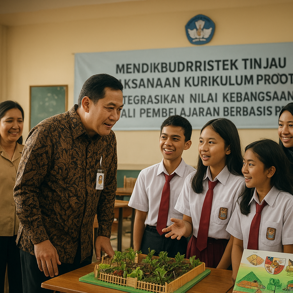 Mendikbudristek Tinjau Pelaksanaan Kurikulum Prototipe yang...
