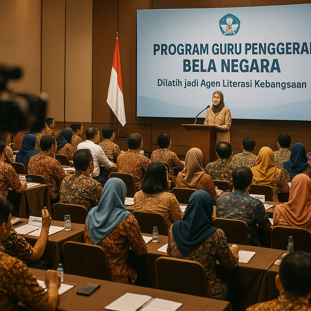 Program 'Guru Penggerak Bela Negara' Dilatih untuk Jadi Agen...