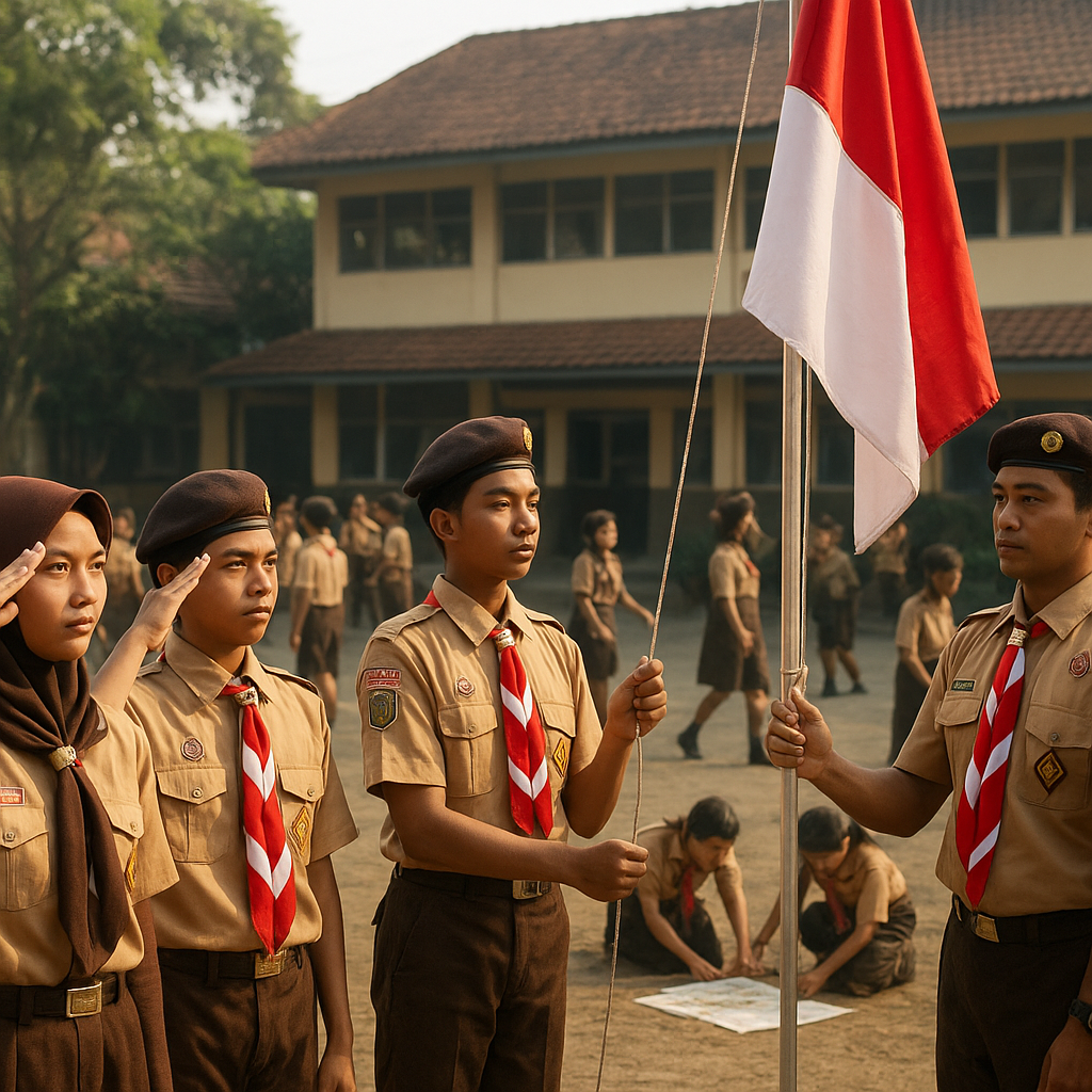 Peningkatan Jam Ekstrakurikuler Pramuka untuk Penguatan Kara...