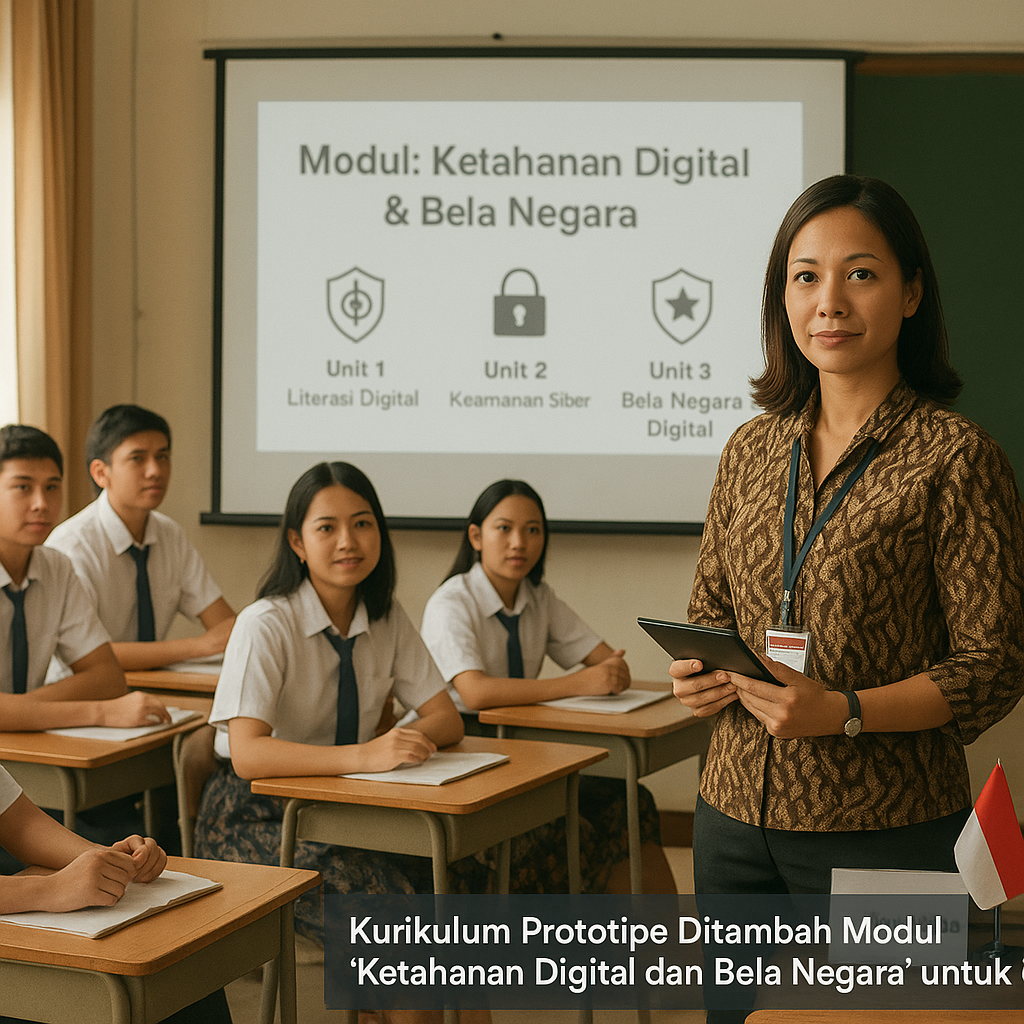 Kurikulum Prototipe Ditambah Modul 'Ketahanan Digital dan Be...