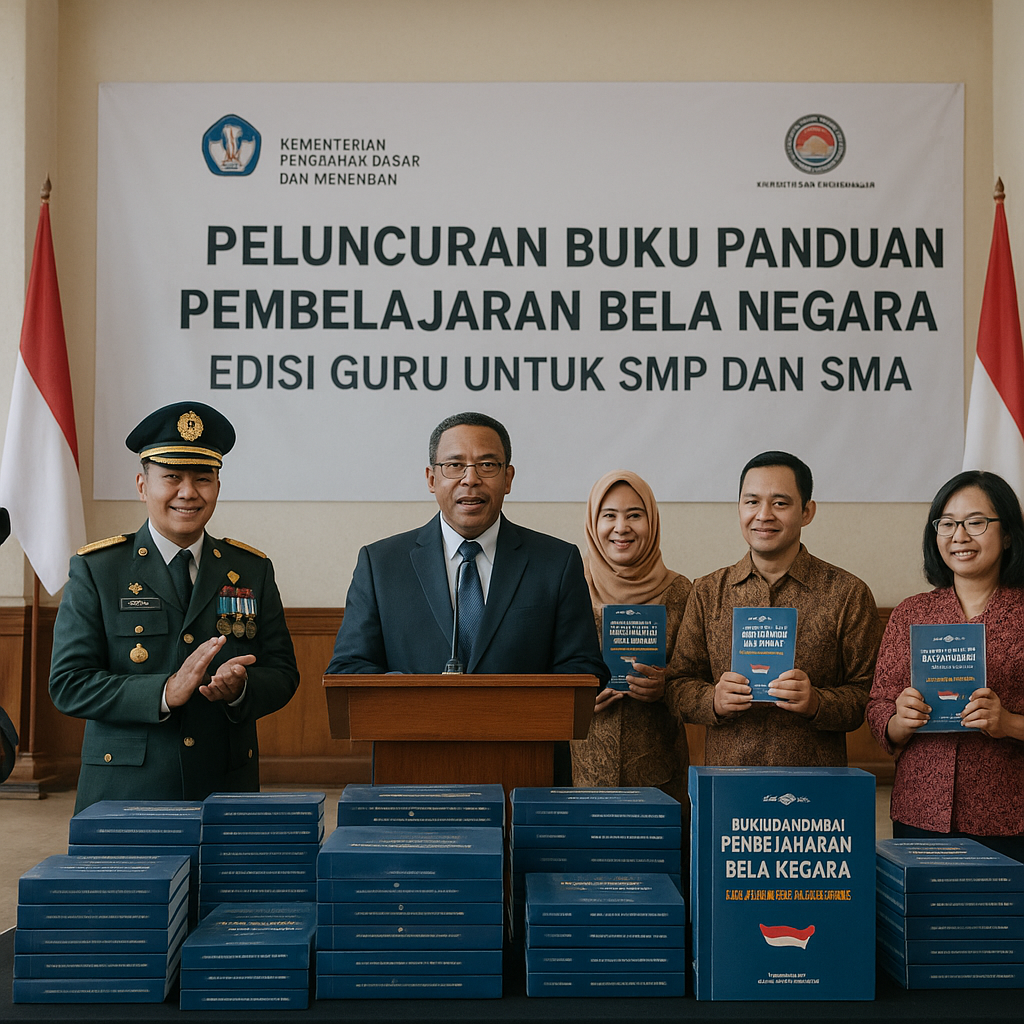 Buku Panduan Bela Negara Edisi Guru Diluncurkan untuk SMP da...