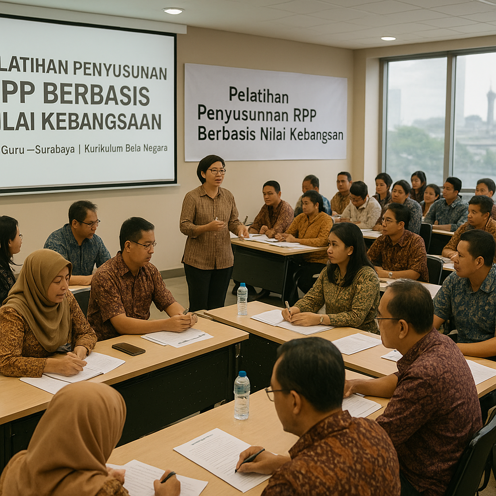 Guru di Surabaya Ikuti Pelatihan Penyusunan RPP Berbasis Nil...