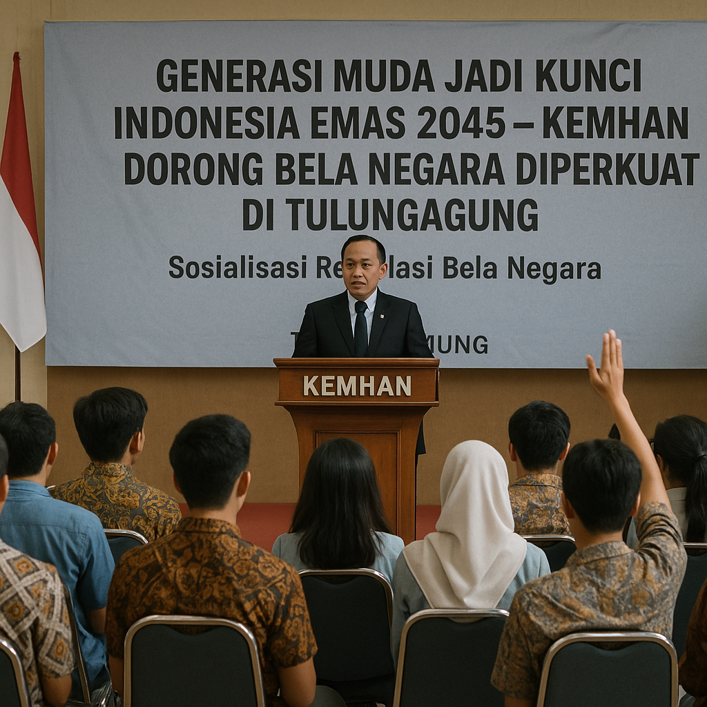Generasi Muda Jadi Kunci Indonesia Emas 2045, Kemhan Dorong...