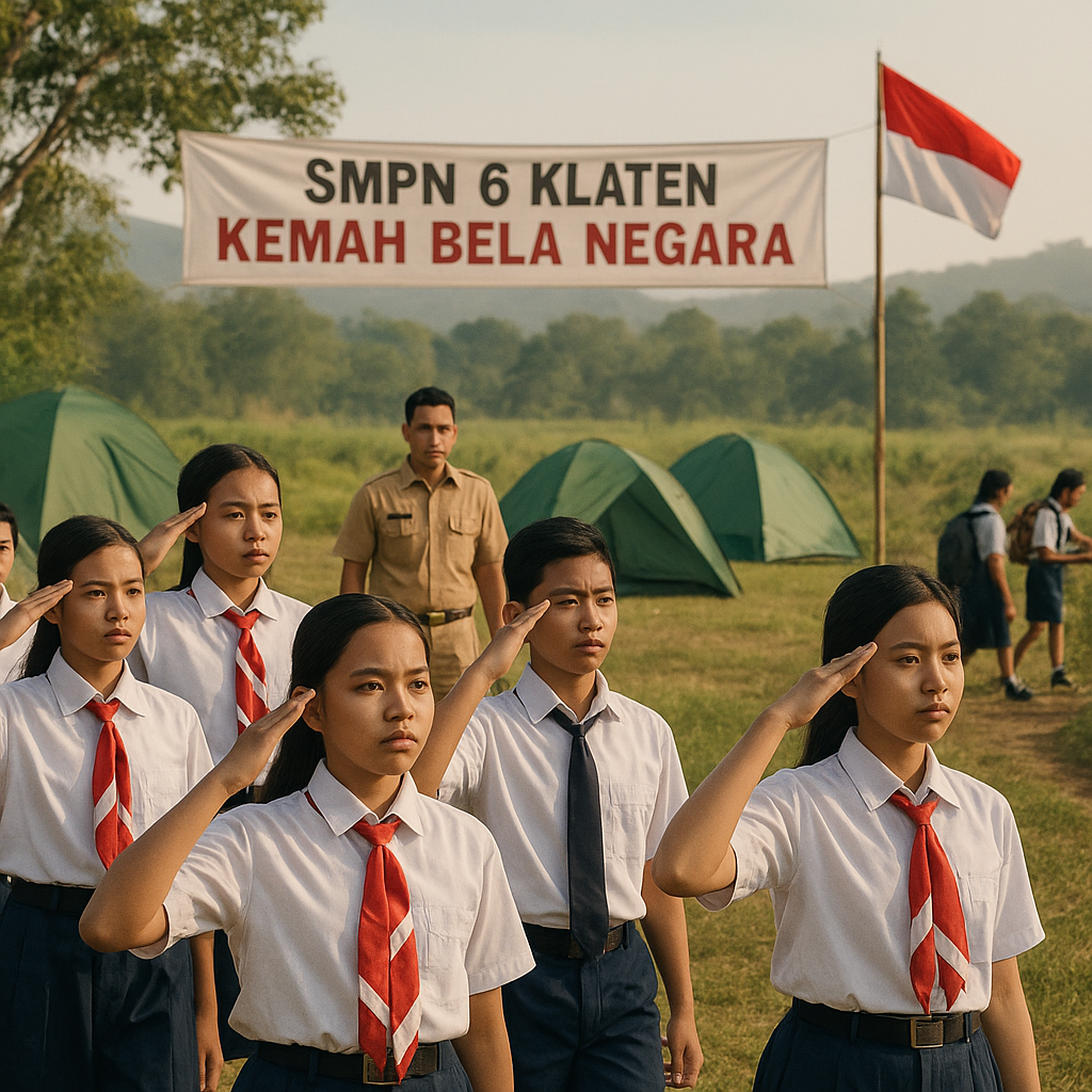 Seru dan Bermakna, Kemah Bela Negara SMPN 6 Klaten Menginspi...