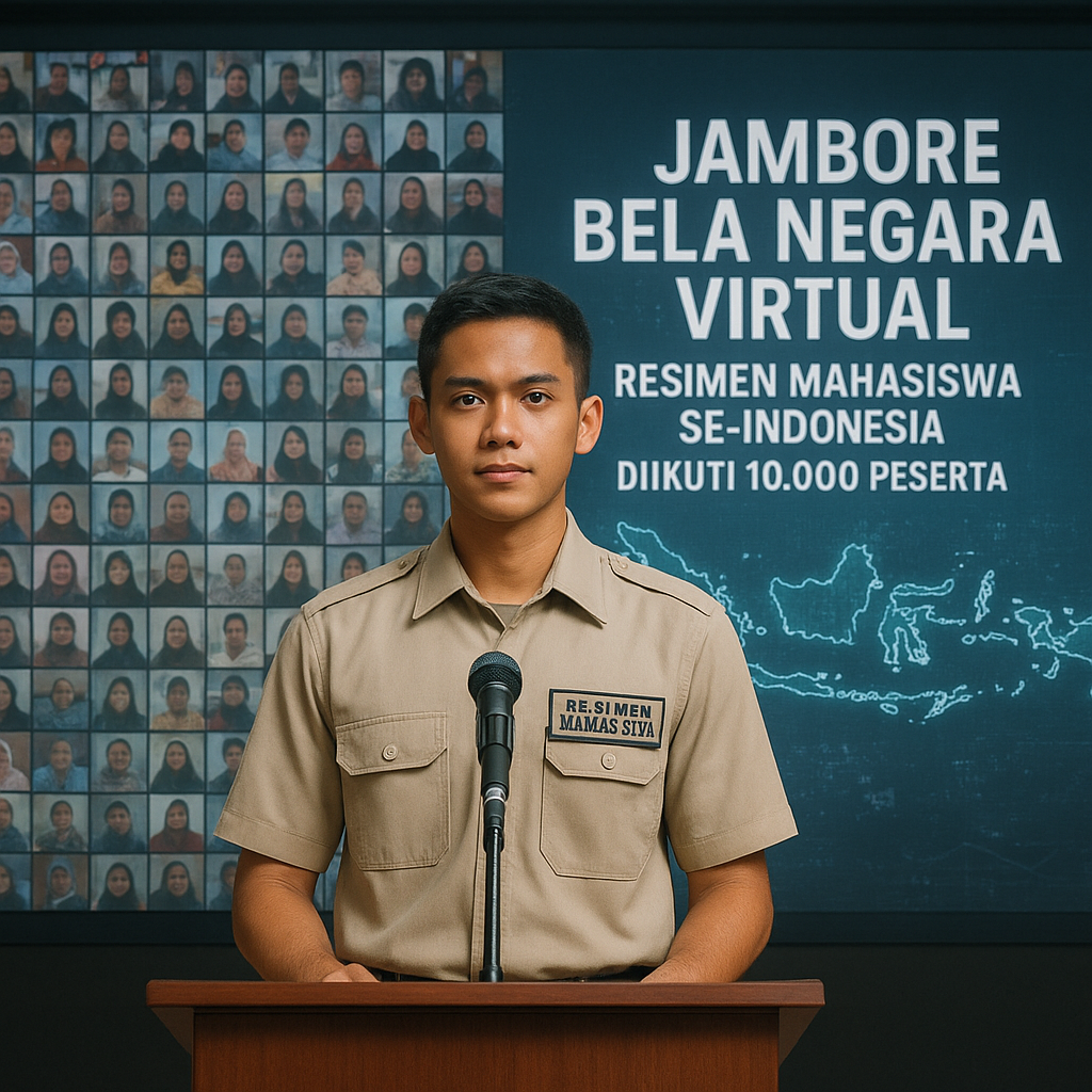 Jambore Bela Negara Virtual Resimen Mahasiswa se-Indonesia D...