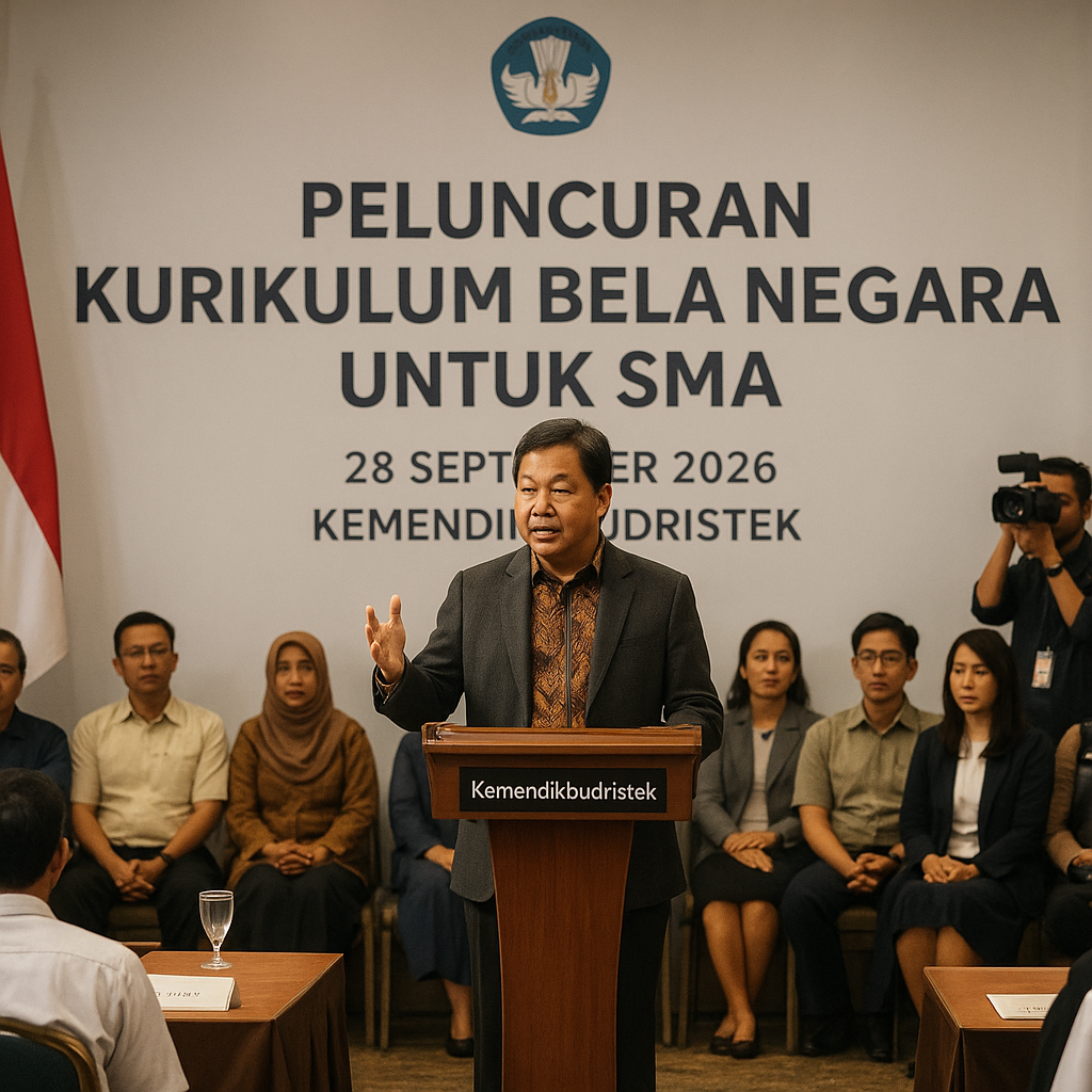 Kemendikbud Resmi Luncurkan Kurikulum Bela Negara untuk SMA