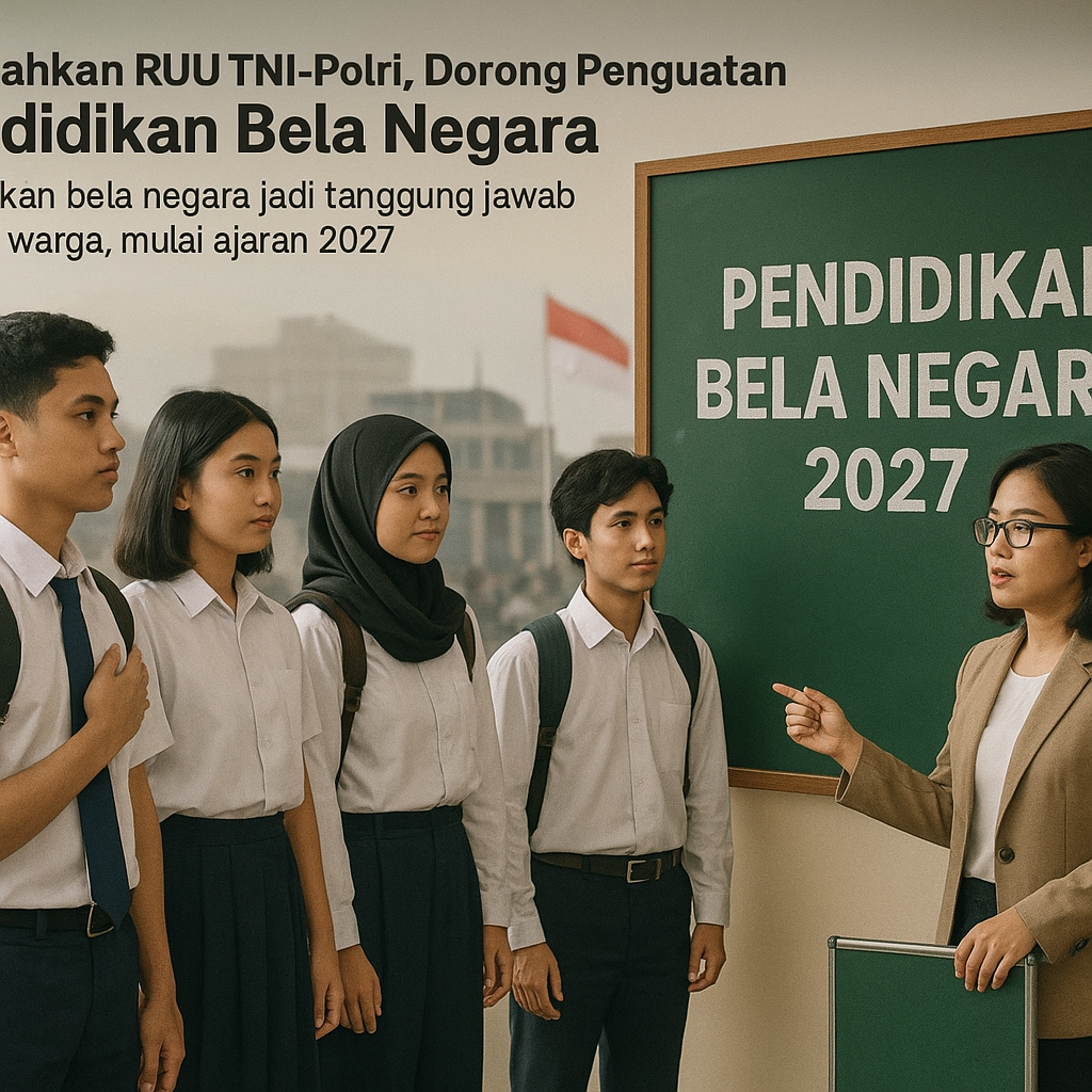 DPR Sahkan RUU TNI-Polri, Dorong Penguatan Pendidikan Bela N...