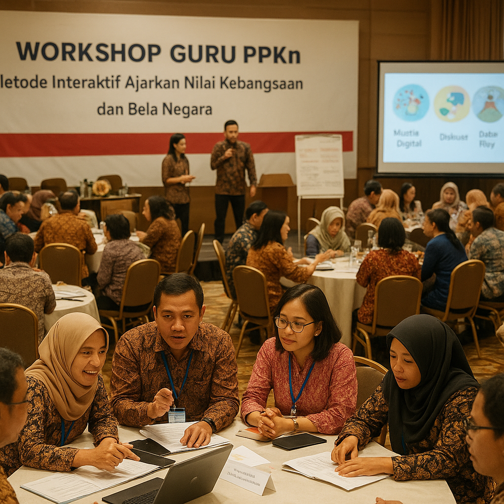 Workshop Guru PPKn: Metode Interaktif Ajarkan Nilai Kebangsa...