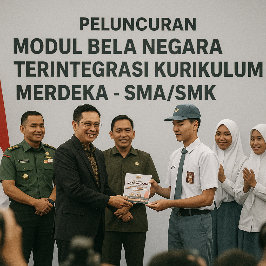 Kemendikdasmen dan Kemenhan Luncurkan Modul Bela Negara Teri...