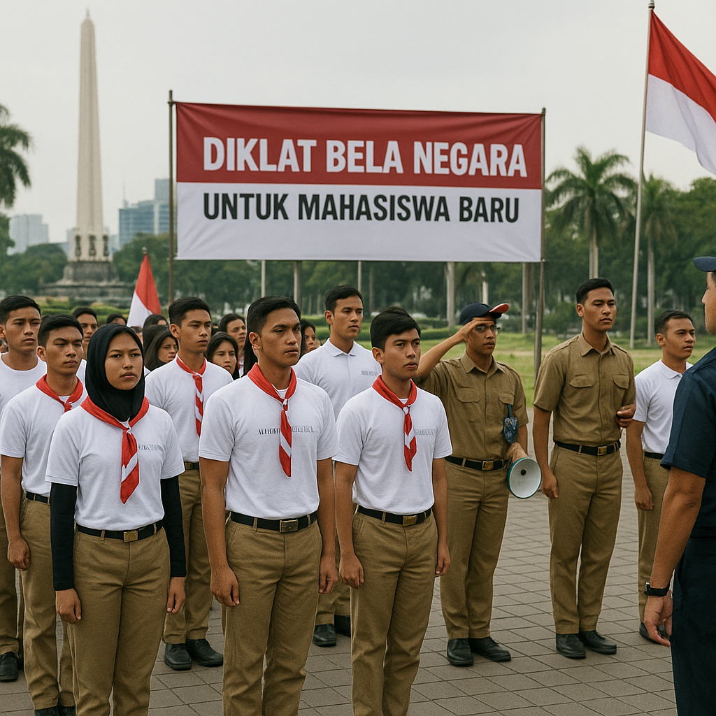 Diklat Bela Negara untuk Mahasiswa Baru Digelar di Surabaya