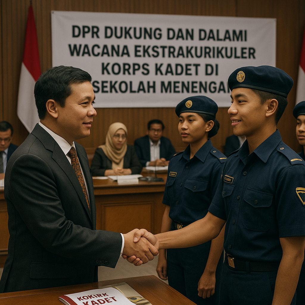 DPR Dukung dan Dalami Wacana Ekstrakurikuler Korps Kadet di...