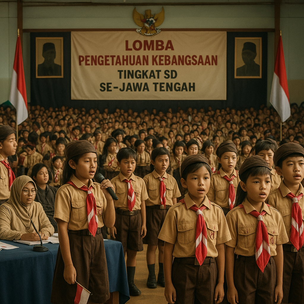 Pramuka Siaga Gelar Lomba Pengetahuan Kebangsaan Tingkat SD...