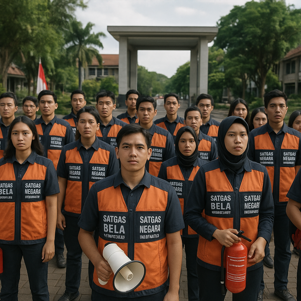 Mahasiswa Universitas Indonesia Bentuk Satuan Tugas Bela Neg...