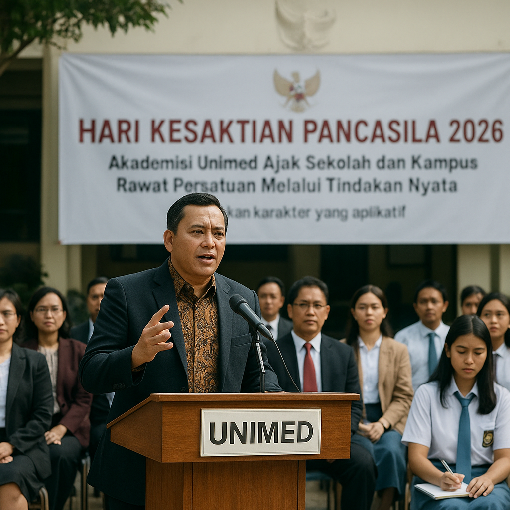 Hari Kesaktian Pancasila 2026, Akademisi Unimed Ajak Sekolah...