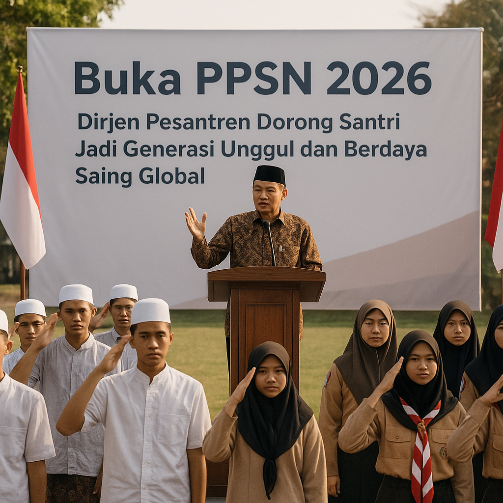 Buka PPSN 2026, Dirjen Pesantren Dorong Santri Jadi Generasi...