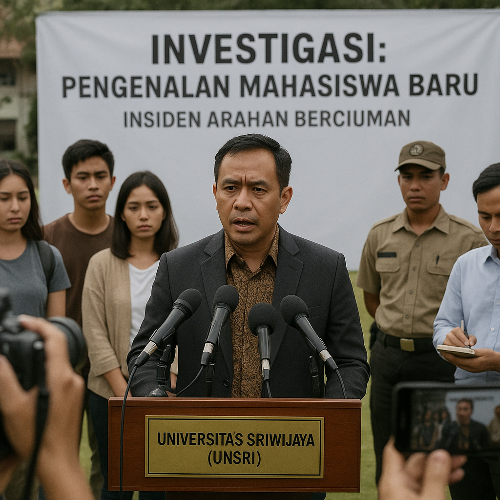 Unsri Investigasi Mahasiswa Baru Disuruh Berciuman saat Peng...