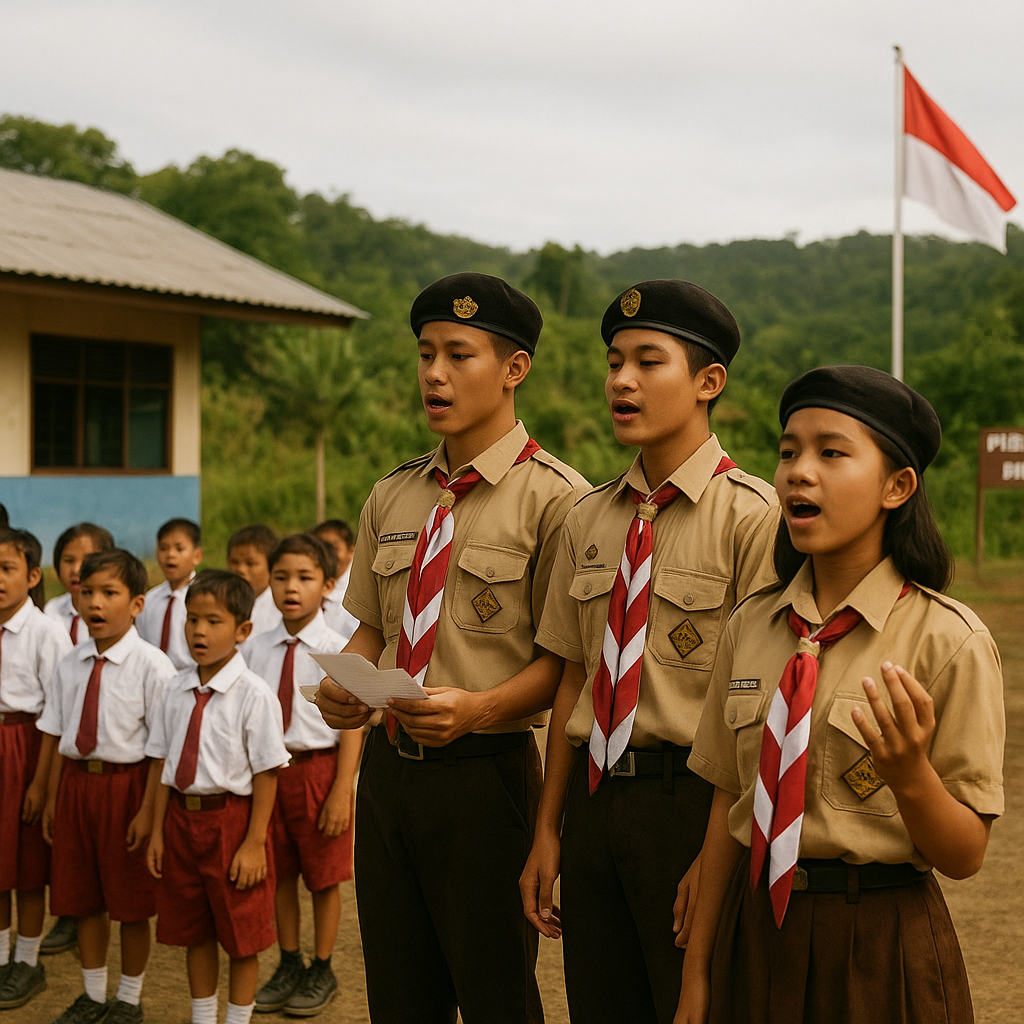 Kegiatan Pramuka Penegak Bantu Pendidikan Karakter di Sekola...