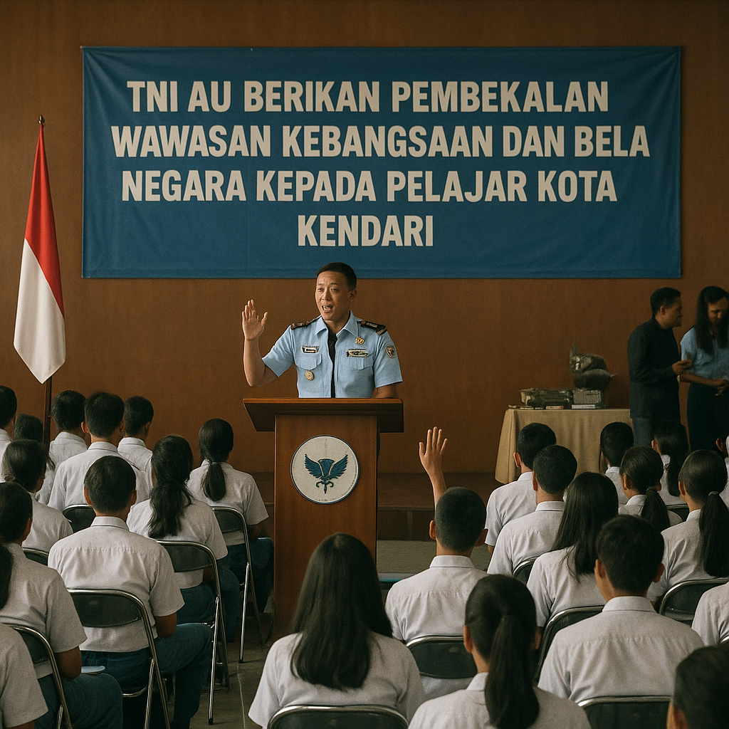 TNI AU Berikan Pembekalan Wawasan Kebangsaan dan Bela Negara...