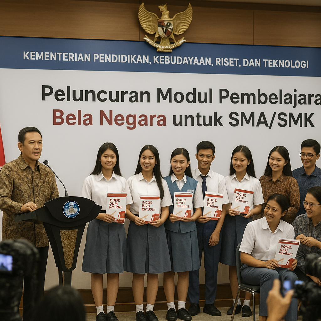 Kemendikbudristek Luncurkan Modul Pembelajaran Bela Negara u...