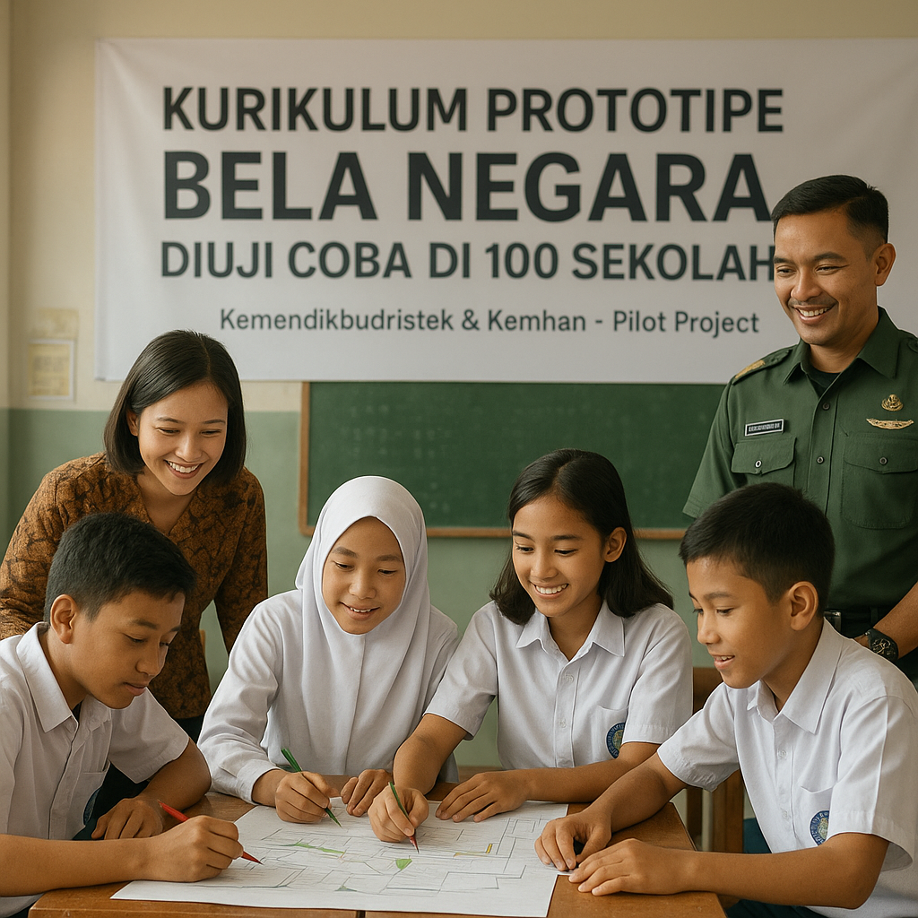 Kurikulum Prototipe Bela Negara Diuji Coba di 100 Sekolah Pi...