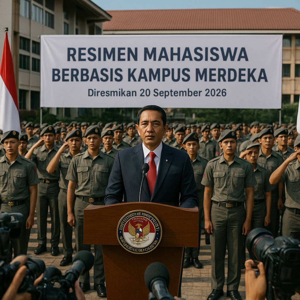 Menhan RI Resmikan Program Resimen Mahasiswa Berbasis Kampus...