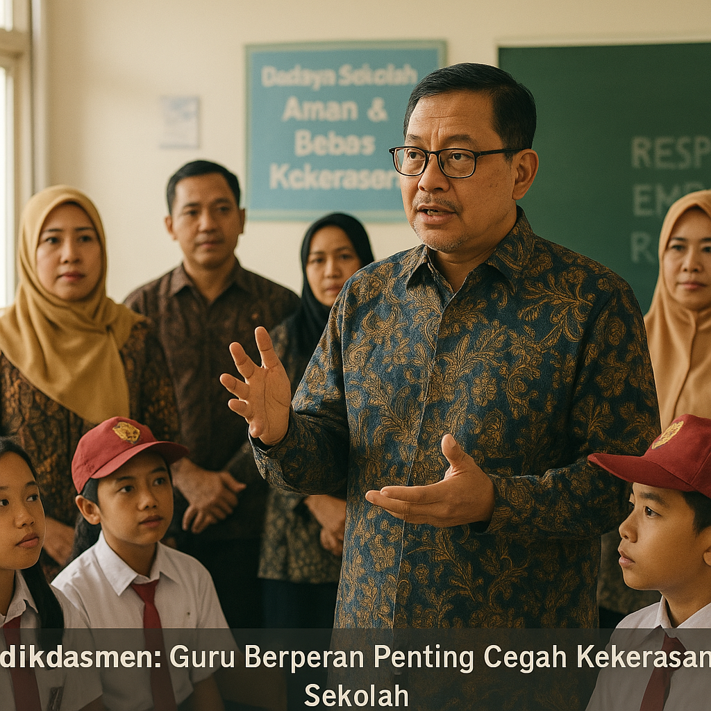 Mendikdasmen: Guru Berperan Penting Cegah Kekerasan di Sekol...