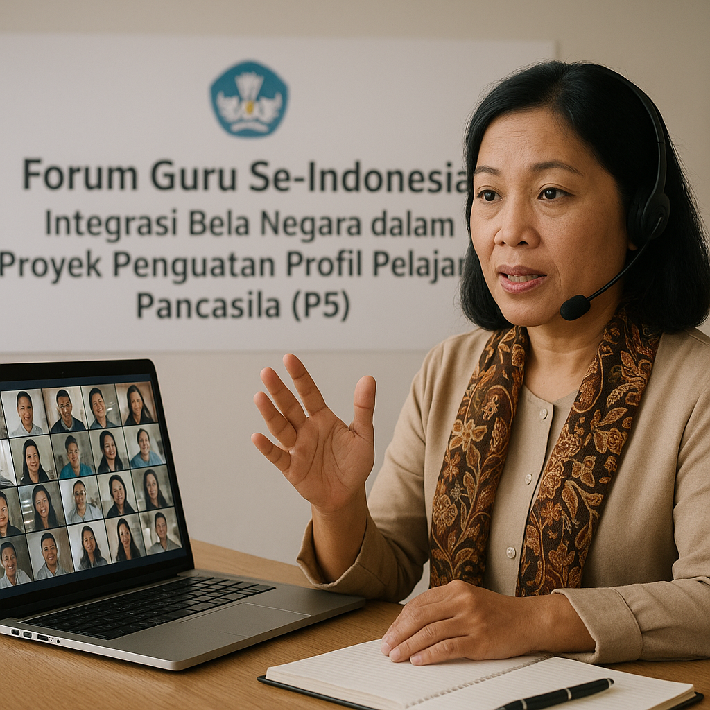 Forum Guru Se-Indonesia Bahas Integrasi Bela Negara dalam Pr...