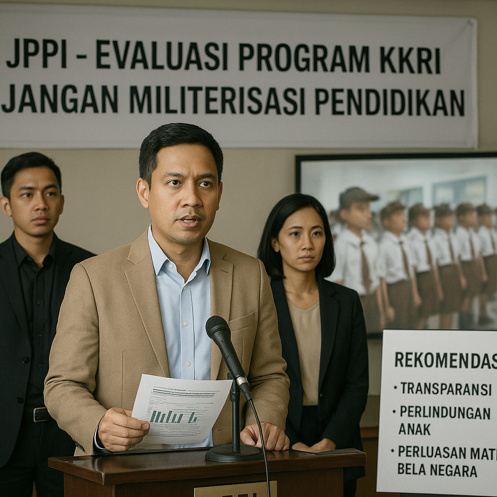 JPPI Ingatkan Kemendikdasmen: KKRI Jangan Jadi Militerisasi...