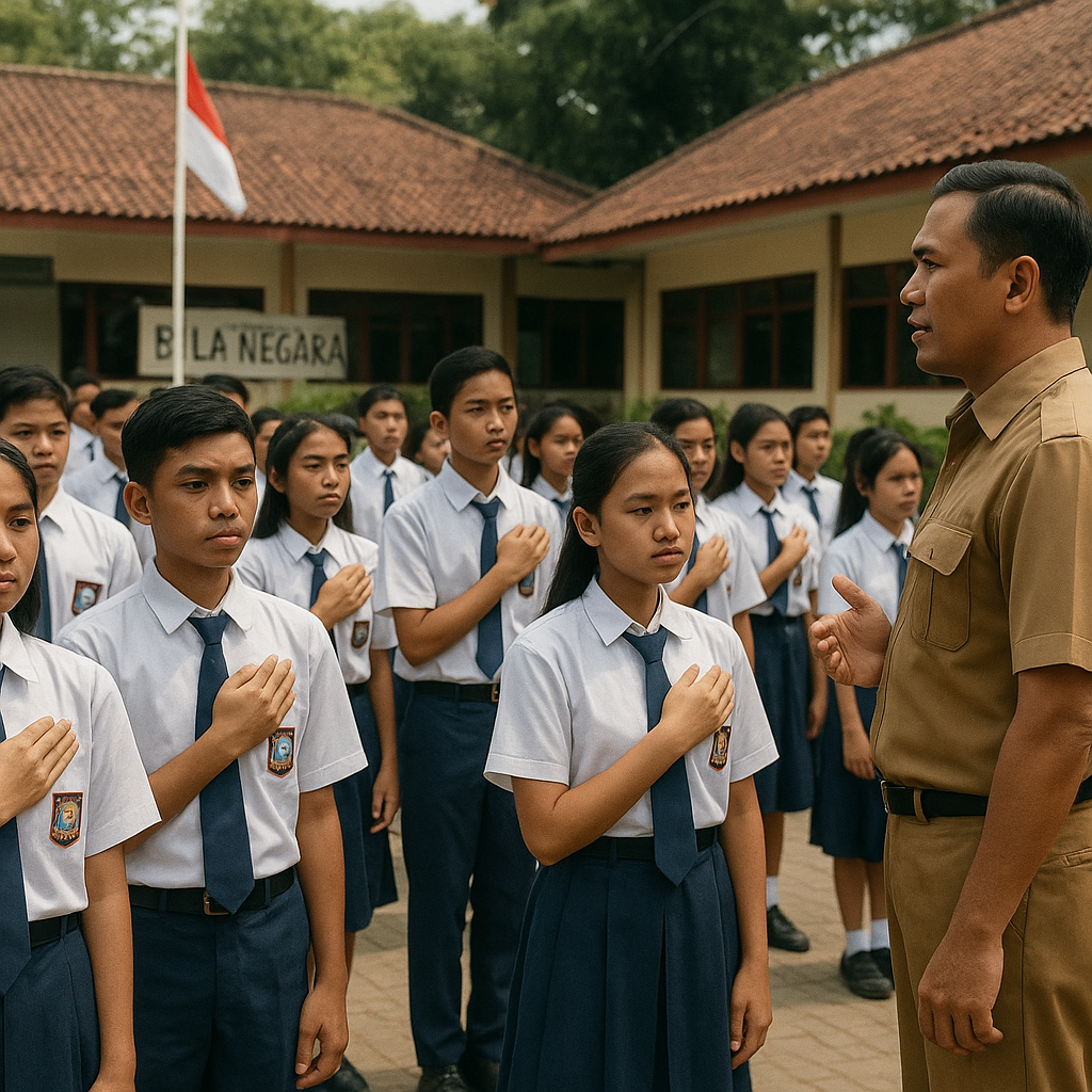 Kebijakan Baru: Mata Pelajaran Bela Negara Wajib di Sekolah...