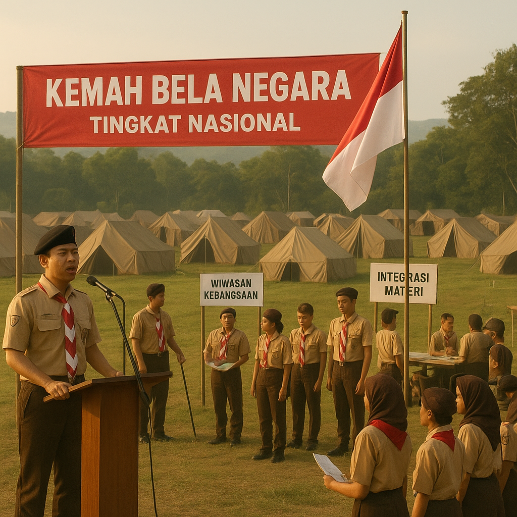 Pramuka Tingkat Nasional Gelar Kemah Bela Negara: Integrasi...