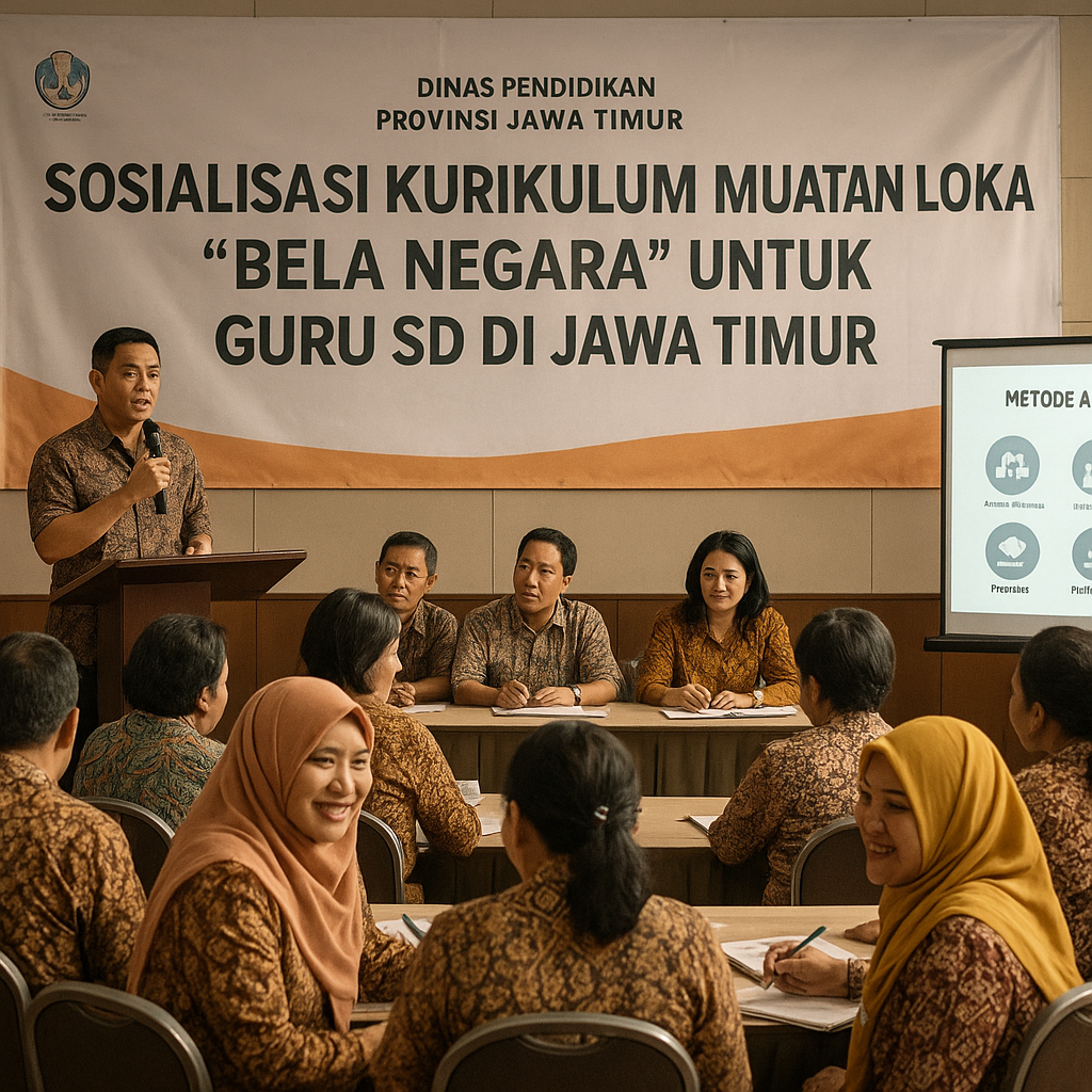 Sosialisasi Kurikulum Muatan Lokal 'Bela Negara' untuk Guru...