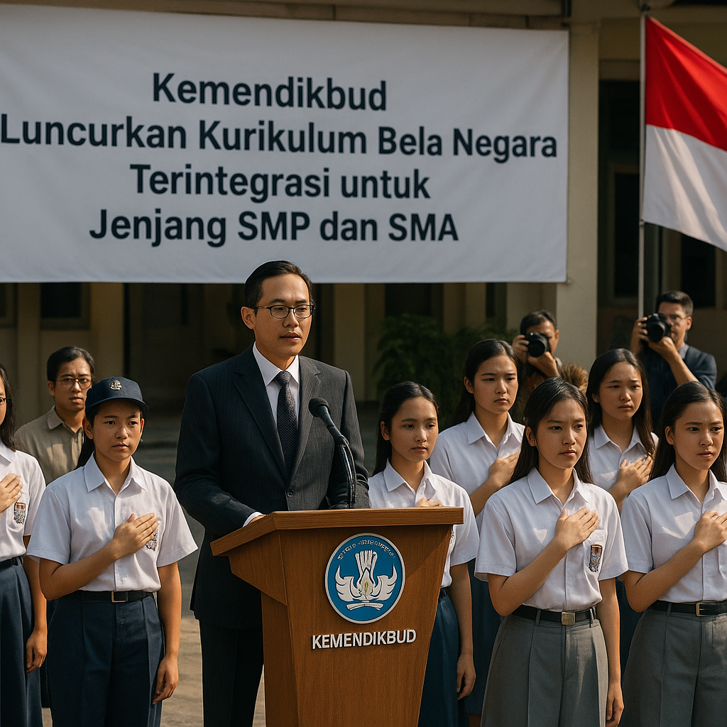 Kemendikbud Luncurkan Kurikulum Bela Negara Terintegrasi unt...