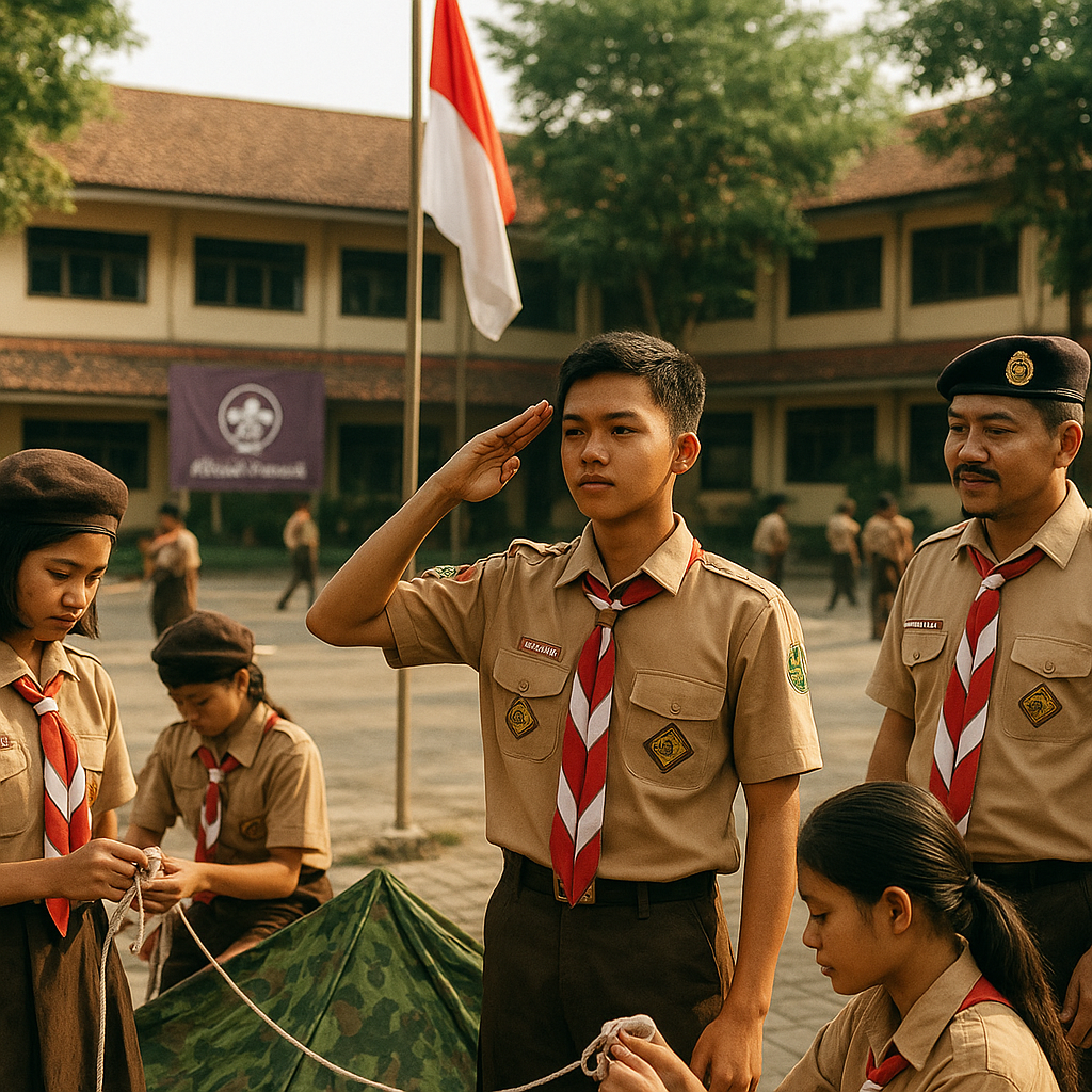 Gerakan Pramuka Jadi Wadah Pendidikan Bela Negara di Sekolah