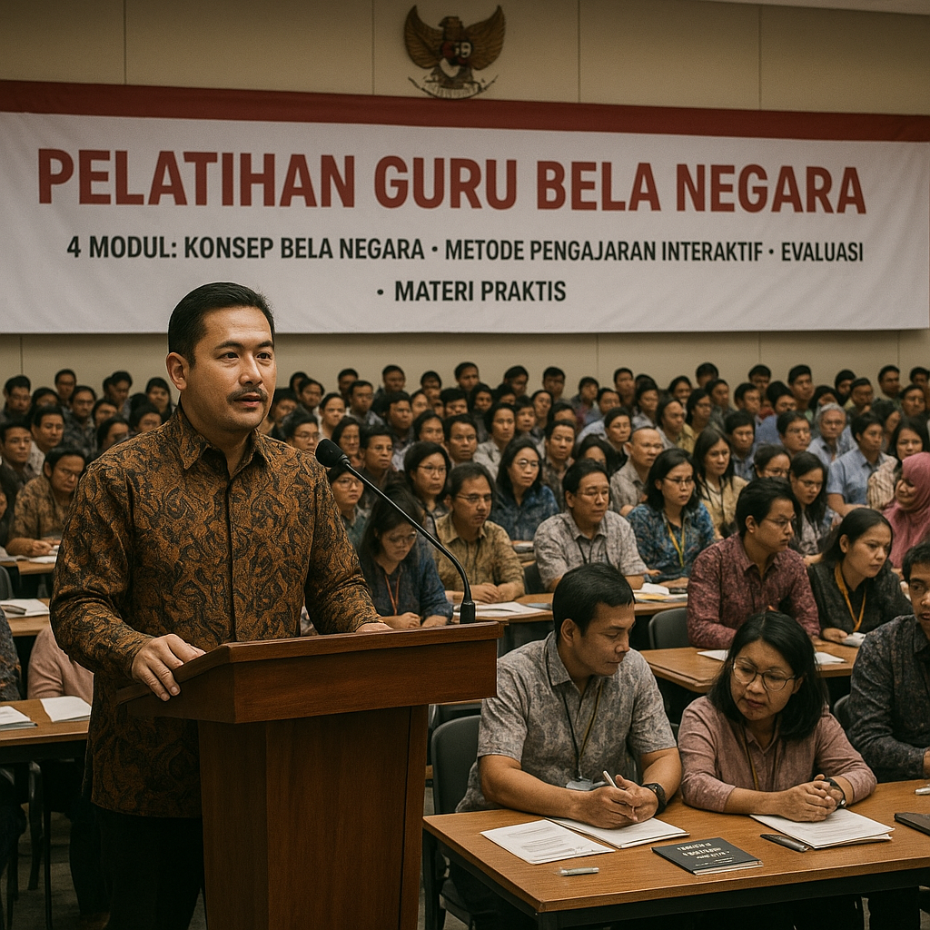 Guru Pelajaran Bela Negara Dapat Pelatihan Khusus