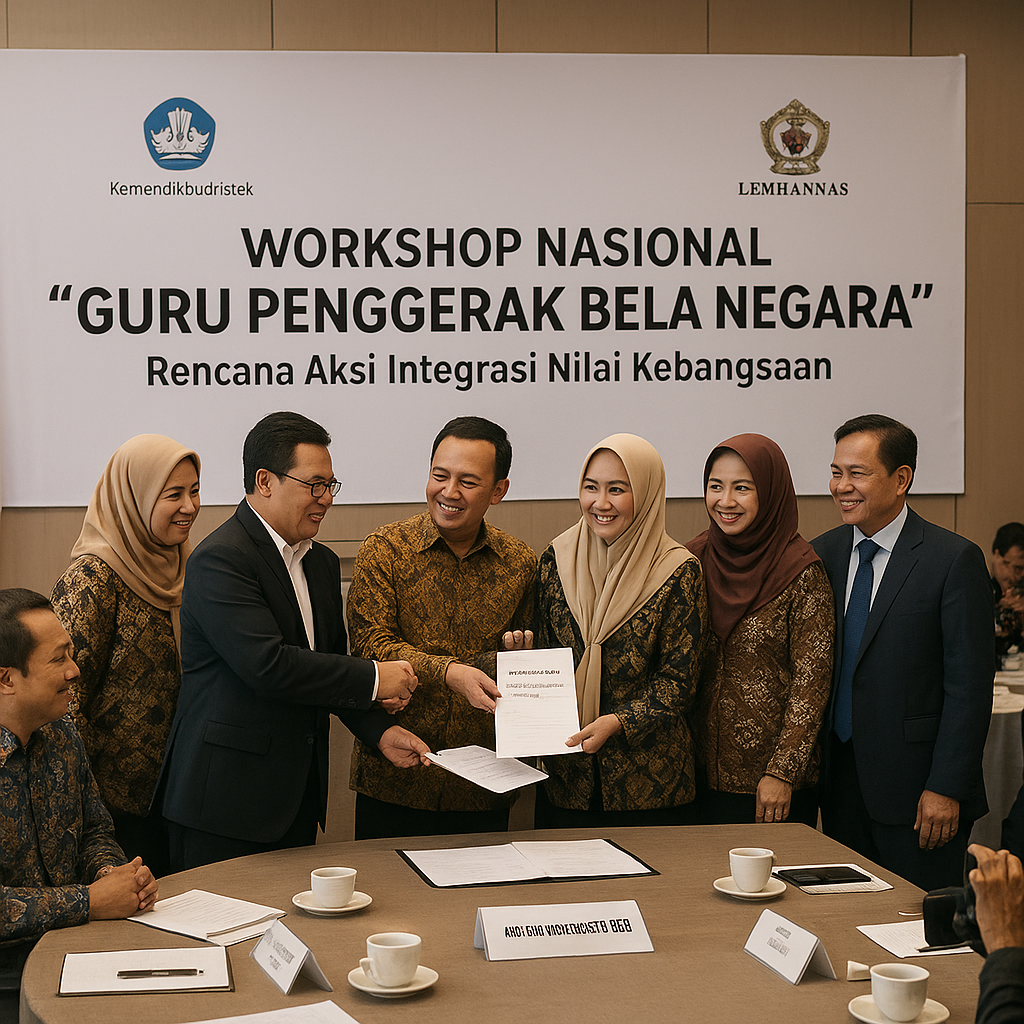 Workshop Nasional "Guru Penggerak Bela Negara" Hasilkan Rencana Aksi Integrasi Nilai Kebangsaan