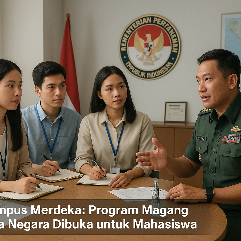 Kampus Merdeka Feature: Program Magang Bela Negara di Lingkup Kementerian Pertahanan Dibuka untuk Mahasiswa