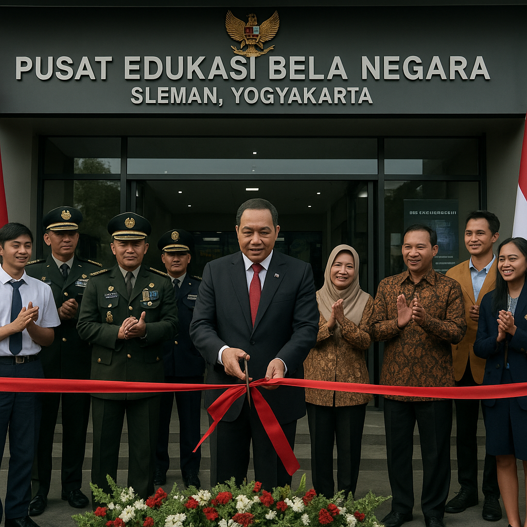 Menhan Resmikan Pusat Edukasi Bela Negara di Yogyakarta untuk Pelajar dan Mahasiswa