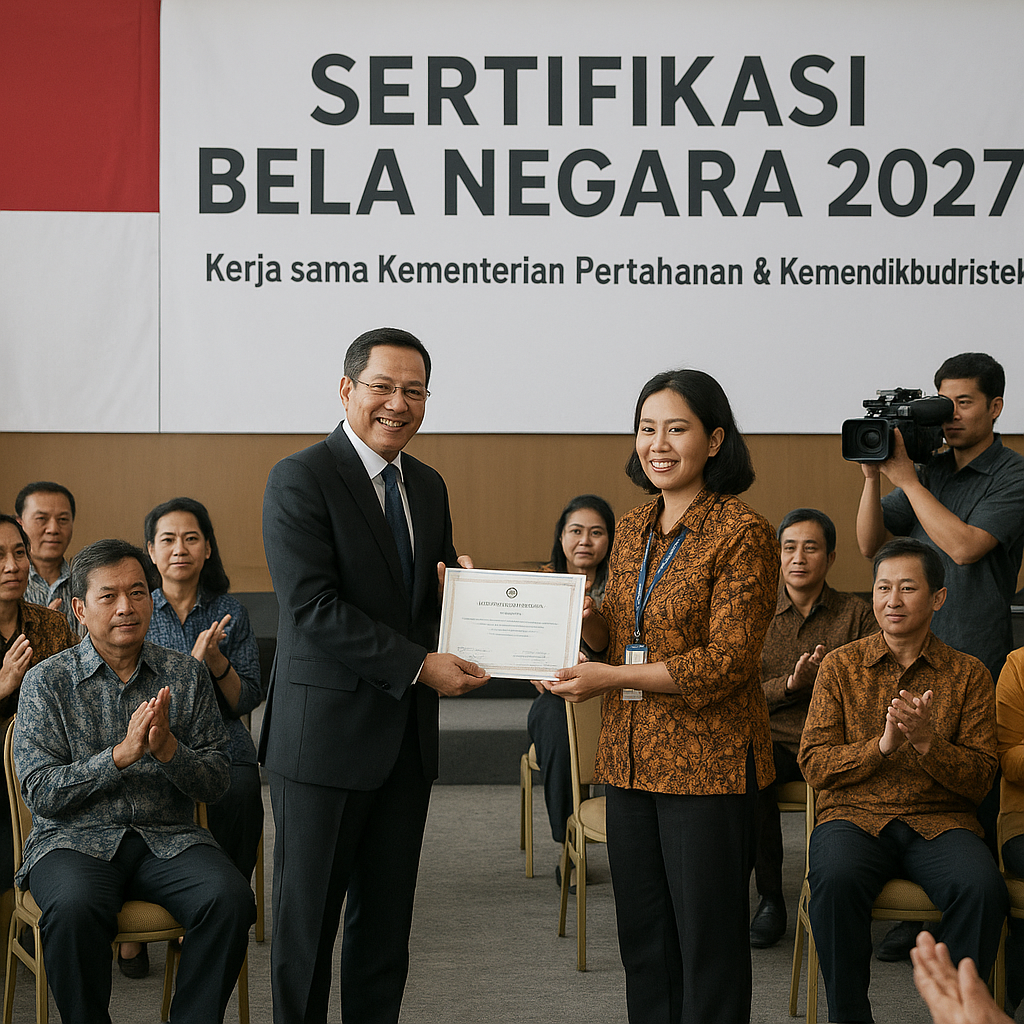 Pemerintah Targetkan 100.000 Guru Ikuti Sertifikasi Bela Negara pada 2027
