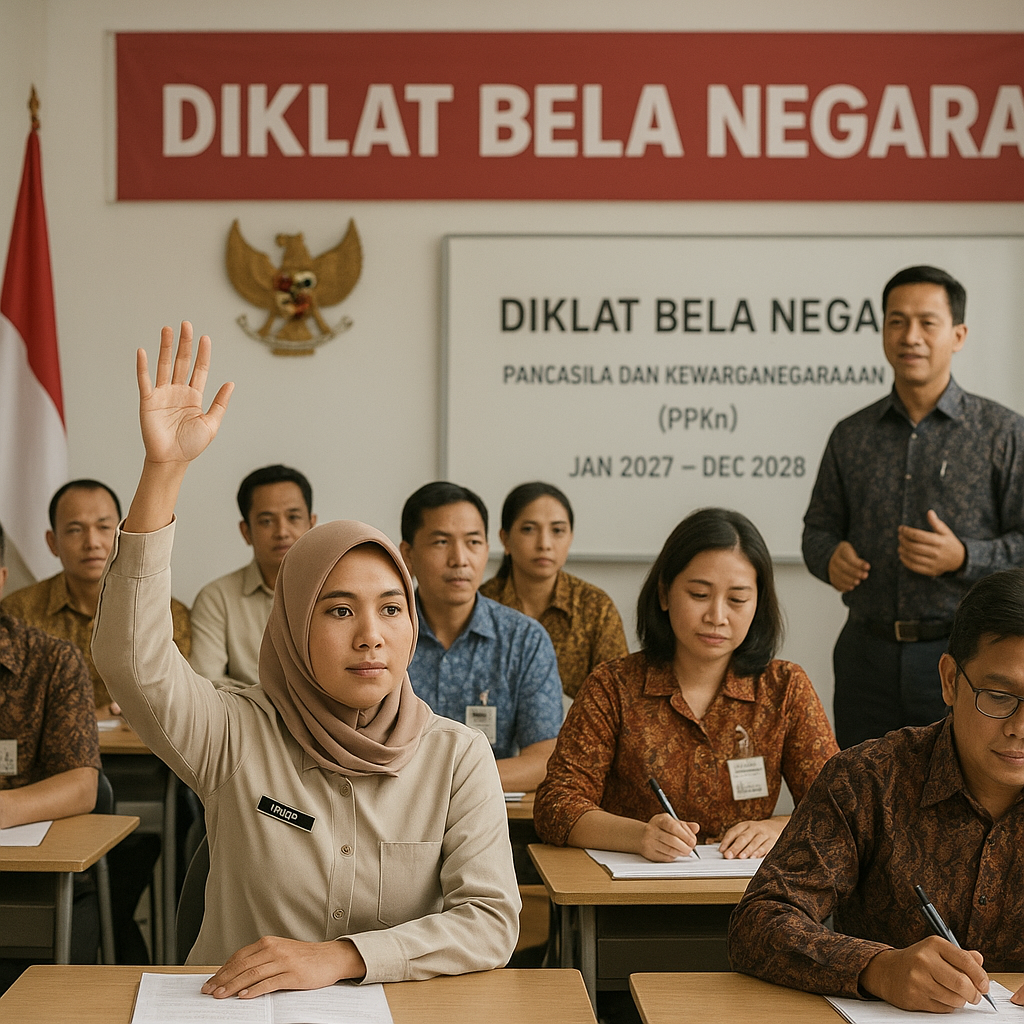 Guru Pendidikan Pancasila Wajib Ikuti Diklat Bela Negara, Ini Jadwalnya