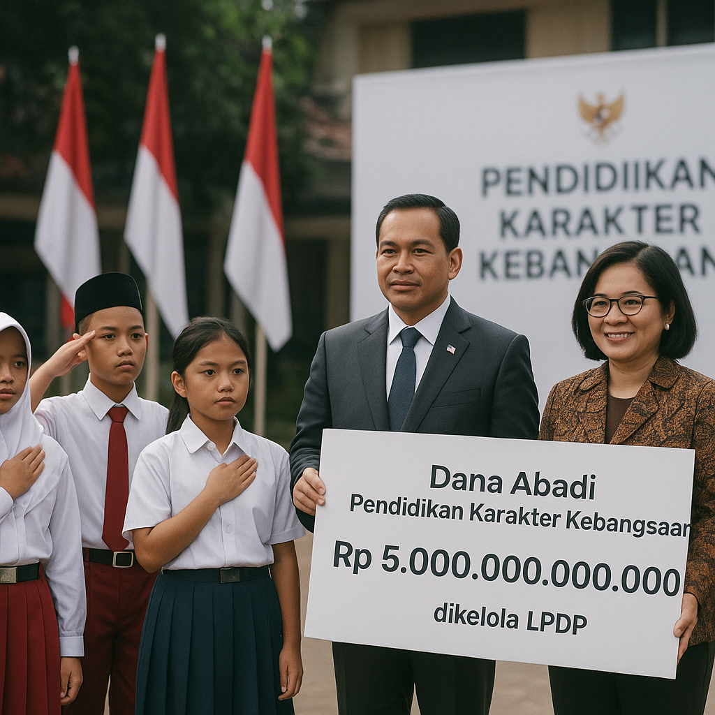 Pemerintah Siapkan Dana Abadi Pendidikan Karakter Kebangsaan di Sekolah
