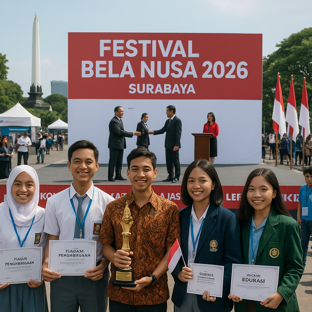 Festival Bela Nusa 2026 Digelar di Surabaya, Ajak Pelajar dan Mahasiswa Berkompetisi