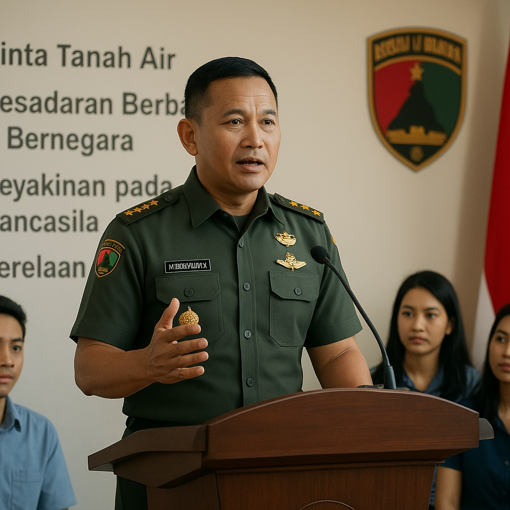 Pangdam V/Brawijaya Tekankan Pentingnya Pendidikan Bela Nega...