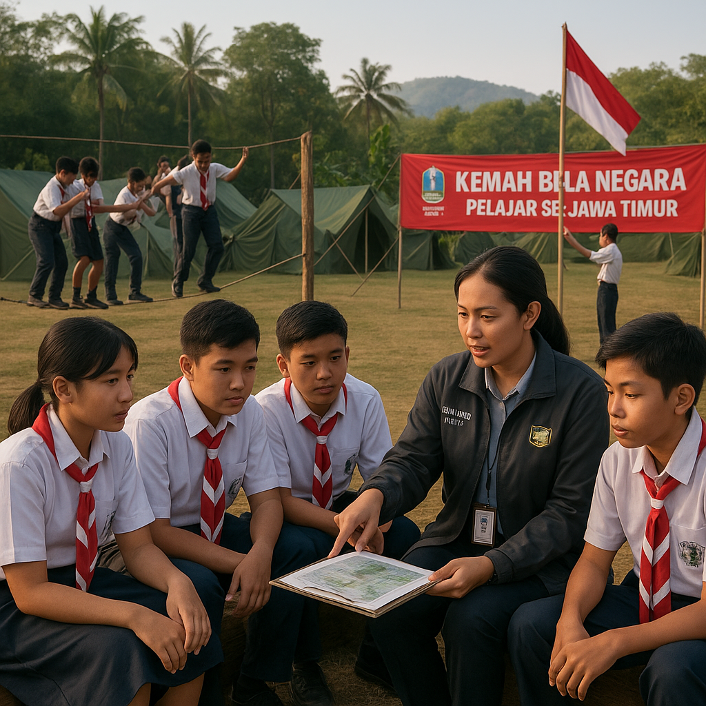 Pemprov Jatim Gelar Kemah Bela Negara Pelajar se-Jawa Timur